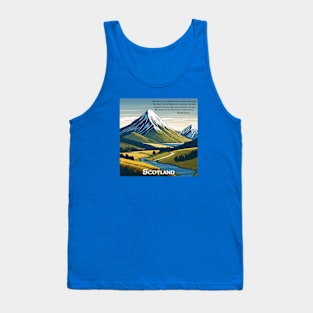 Scottish Highlands Design with Robert Burns Tank Top